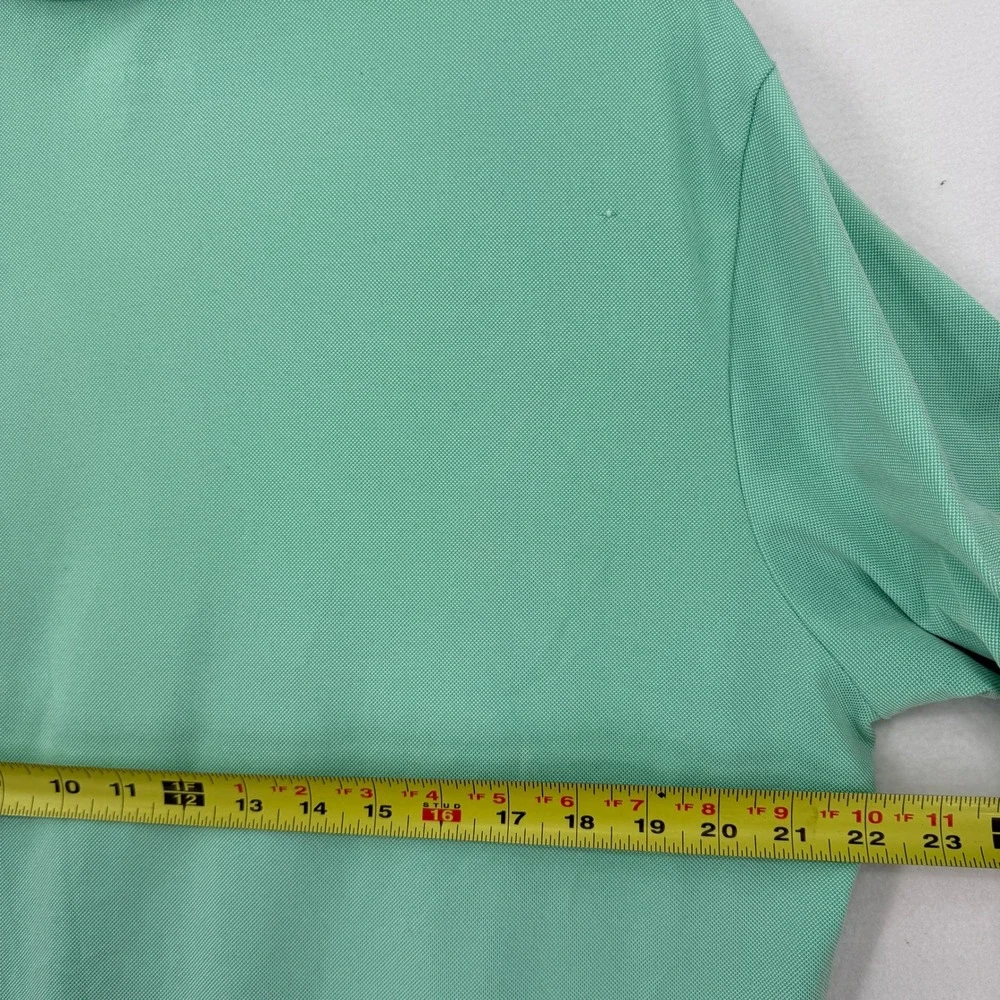 Adidas Polo Shirt‎ Mens Large Green ClimaCool Golf Short Sleeve Stretch B87734